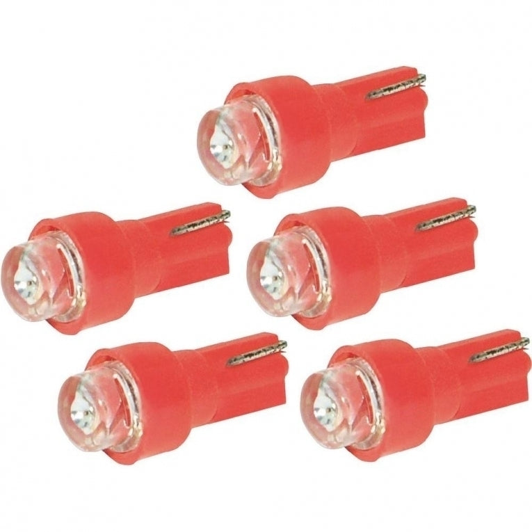 T5 - ROOD - 12V - LED Auto Lamp dashboard instrumentenverlichting T5 - ROOD - 12V - LED Auto Lamp dashboard instrumentenverlichting
